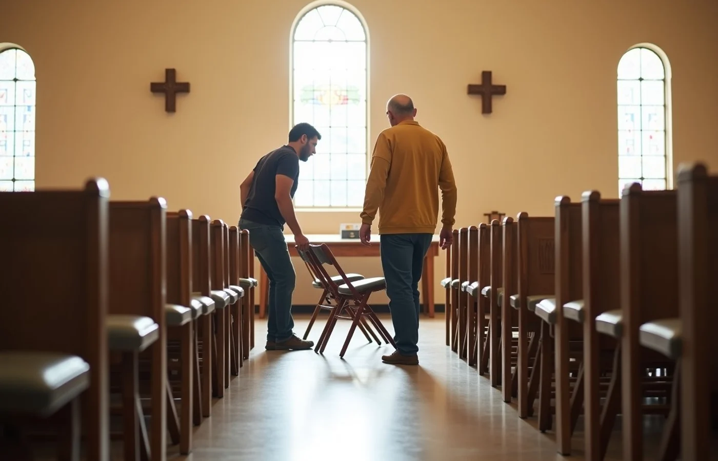 Catholic community life can create repeated introductions - supporting editorial photograph