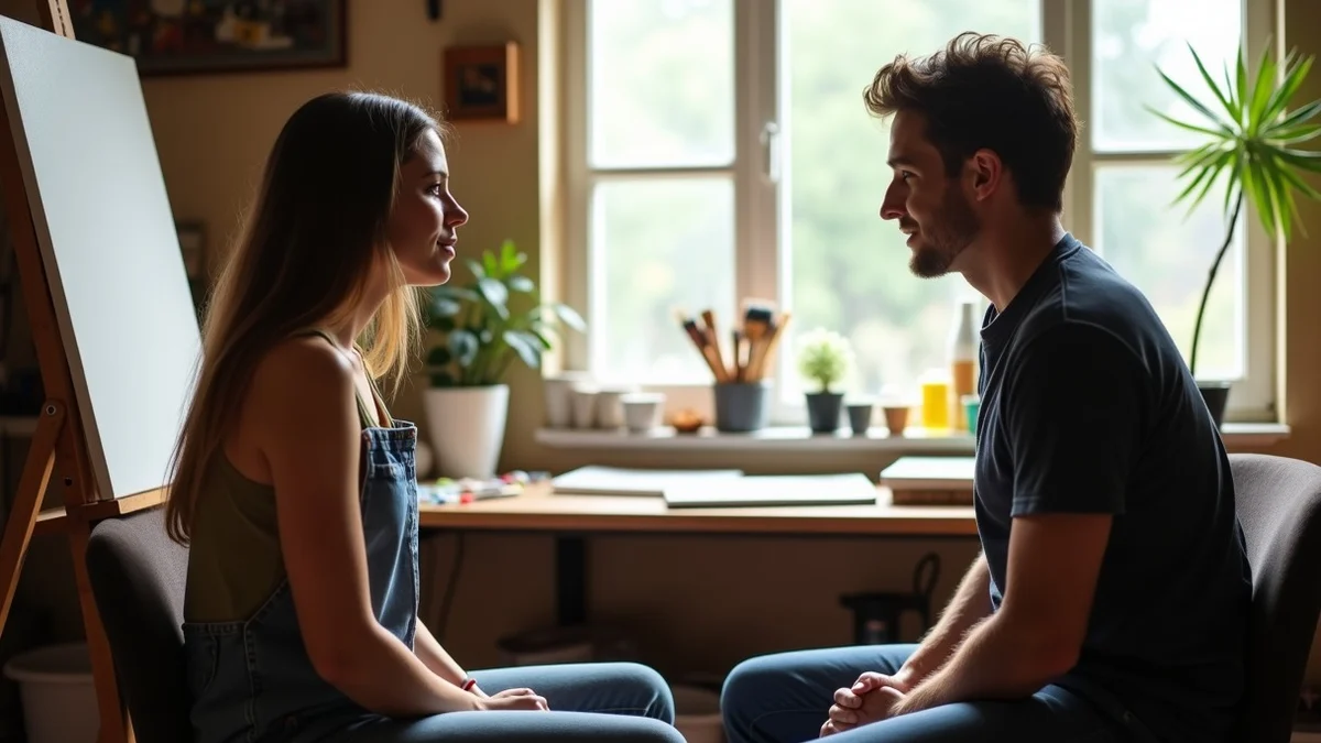 Dating for Artists Who Want a Committed Relationship - editorial photograph