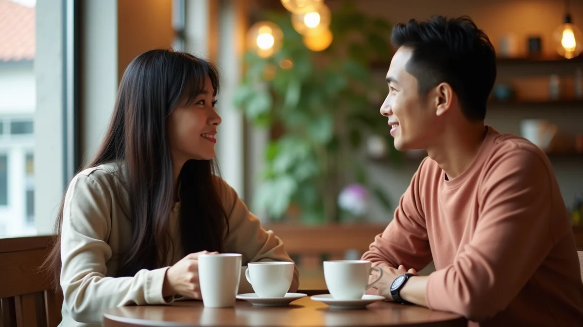 Dating for Asian Singles Seeking Companionship - editorial photograph