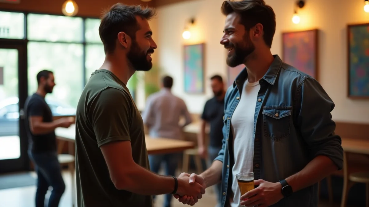 How to Meet Gay Singles in Chicago - editorial photograph