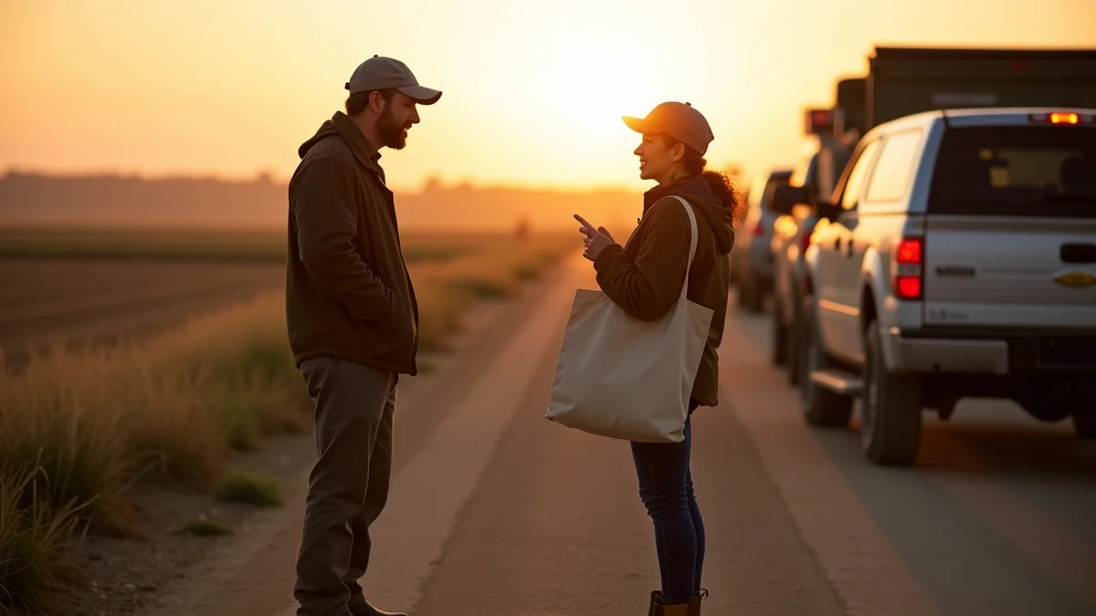 Meeting Farmers for Dating in Fort Worth - editorial photograph