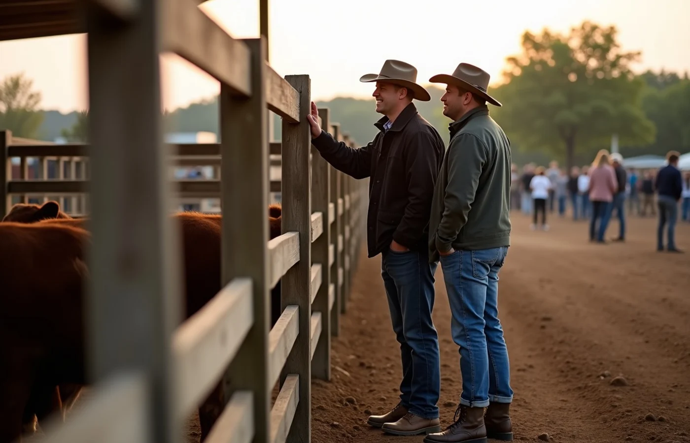 Markets, livestock events, associations, and recurring gatherings - supporting editorial photograph