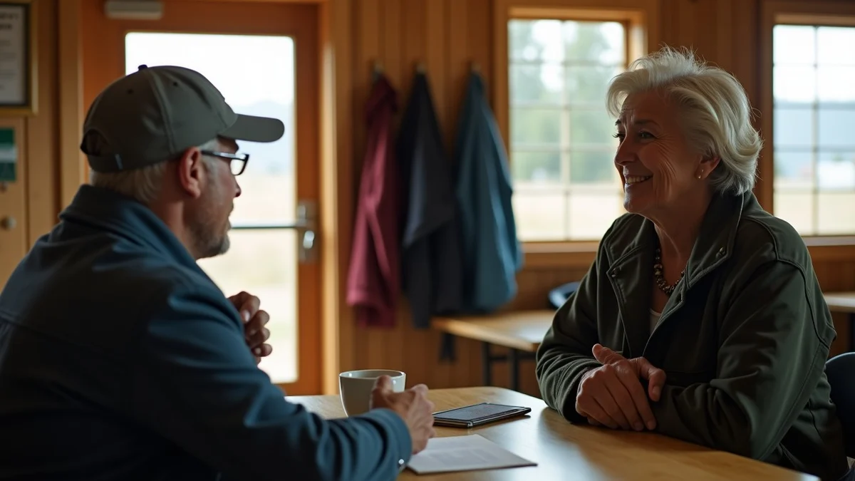 Meeting Professional Singles Across Montana - editorial photograph