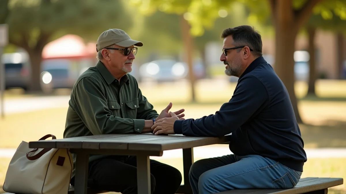 Meeting Military Singles in Amarillo - editorial photograph