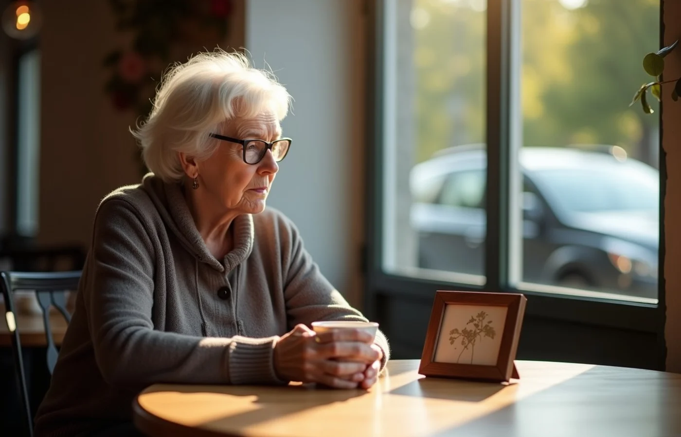 Readiness can coexist with grief and continuing memories - supporting editorial photograph